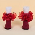 thumbnail image 5 of Big Ruffle Ankle Socks Baby Kids Double Lace Turn Cuff Sock for Girls Cute Frilly Dress Socks 0-6 Months 6-12 Months 2T 3T 4T 5T 6T 7T 8T 9T 10T Kids, 5 of 9