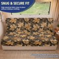 thumbnail image 2 of FOR U DESIGNS Camo Hunting Maple Leaves Print RV Furniture Protector for Sofa Bed 2-Piece Stretch Camper Couch Covers for Jackknife Sofa Non-Slip Washable Easy to Install RV Furniture Protector, 2 of 7