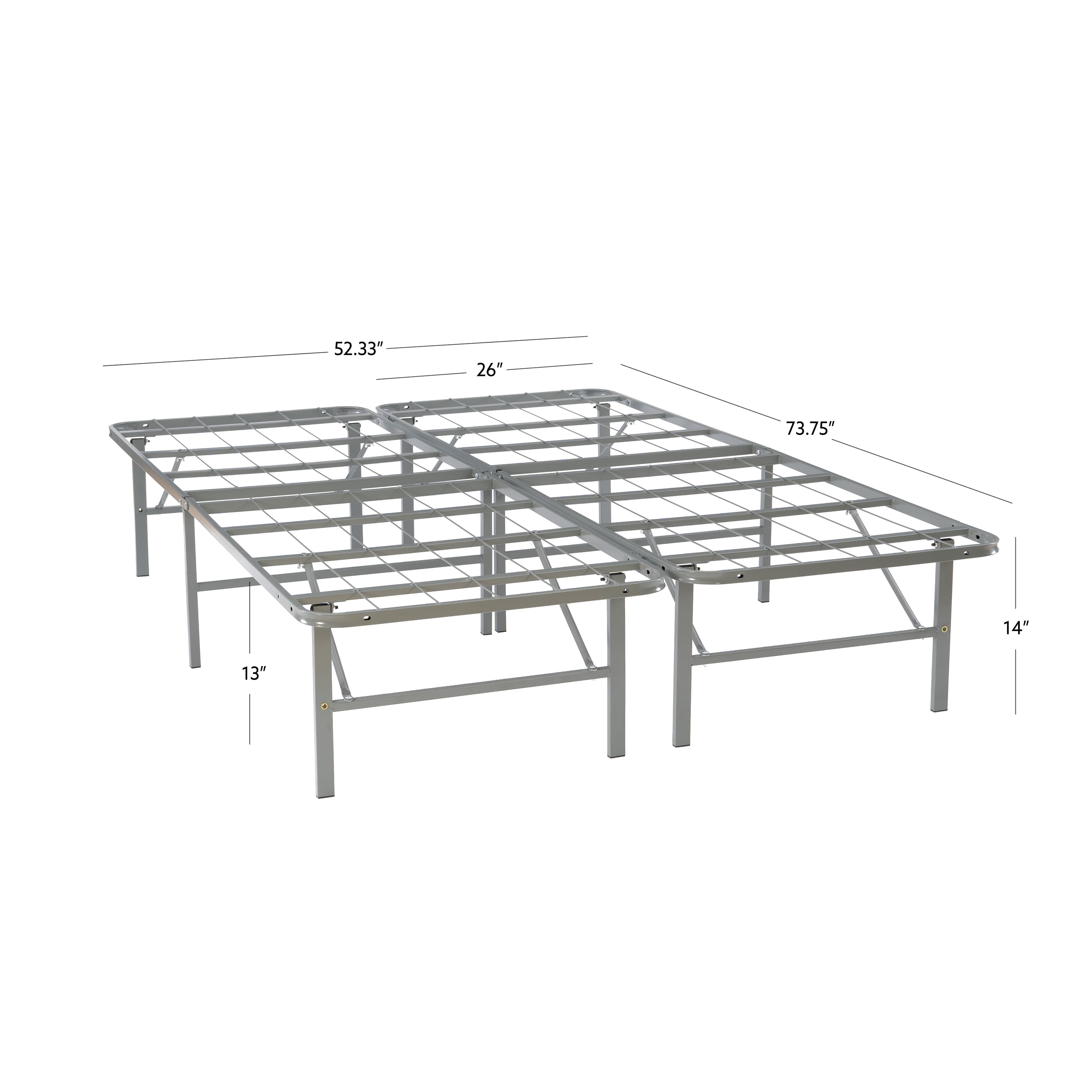 Franson Metal Folding Platform Bed Frame Full