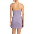 thumbnail image 2 of Aqua Womens Tweed Strapless Mini Dress, 2 of 2