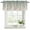 Light Beige Gray Blue Teal Green, variant on 2 Pack Green Eucalyptus Leaves Valances for Windows Bedroom Living Room Window Treatments, Summer Botanical Weeping Rustic Rod Pocket Valance Drapes Short Kitchen Curtains Over Sink 60"x18"