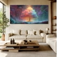 thumbnail image 6 of Large Tree of Life Canvas Wall Art, Abstract Canvas Prints Fantasy Landscape Paintings, Oversized Nature Pictures Artwork for Modern Home Decoration, 6 of 7