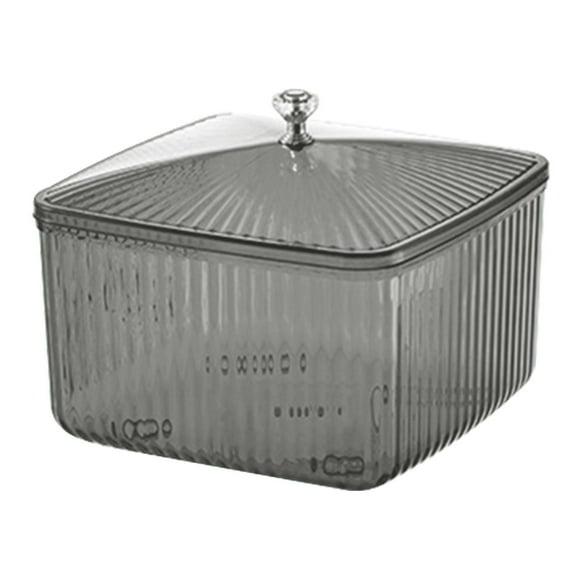 Desktop Storage Box Dried Fruit Snack Fruit Storage Dresser Finishing Box Large Capacity Household Luxury Storage Box