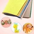 thumbnail image 1 of LAFGUR 10pcs Mixed Random Colors Nonwoven Fabric Square Felt Sheet For Sewing Craft DIY 20*30cm, Craft Felt, Colorful Felt, 1 of 7