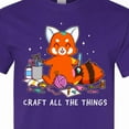 thumbnail image 4 of Inktastic Red Panda Craft All the Things T-Shirt, 4 of 5