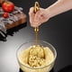 thumbnail image 3 of Triturador de Patatas de Acero Inoxidable Dorado, Prensa de Patatas Doméstica, Triturador Manual Multifuncional, 3 of 5