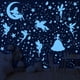 thumbnail image 1 of Adhesivos de pared Huimdery que brillan en la oscuridad con forma de unicornio y estrellas, 1 of 8