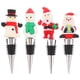 thumbnail image 1 of KAKOWELY 4 tapones para botellas de vino de Navidad, para champán, para fiestas., 1 of 5