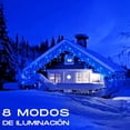 thumbnail image 2 of Cascadas de luces LED Dosyu 9mts 500 luces navideñas, 2 of 10