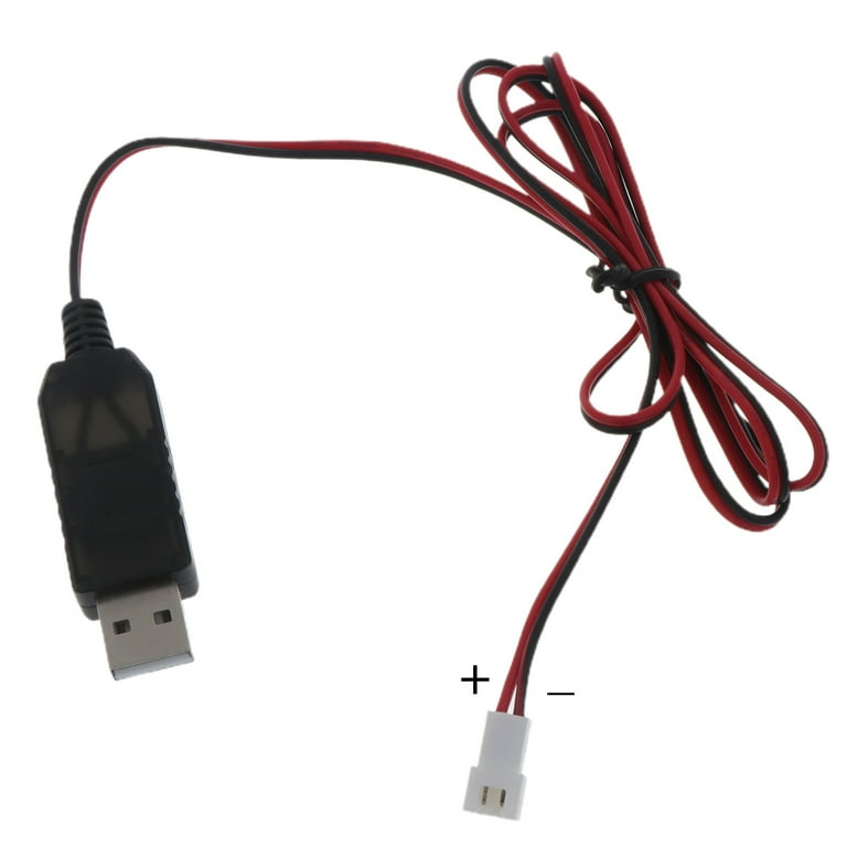 Portable USB XH 2.54mm Charging Cable for 3.7V Lithium Battery Durable  Charger