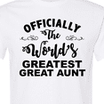 thumbnail image 4 of Inktastic Officially the World's Greatest Great Aunt T-Shirt, 4 of 5