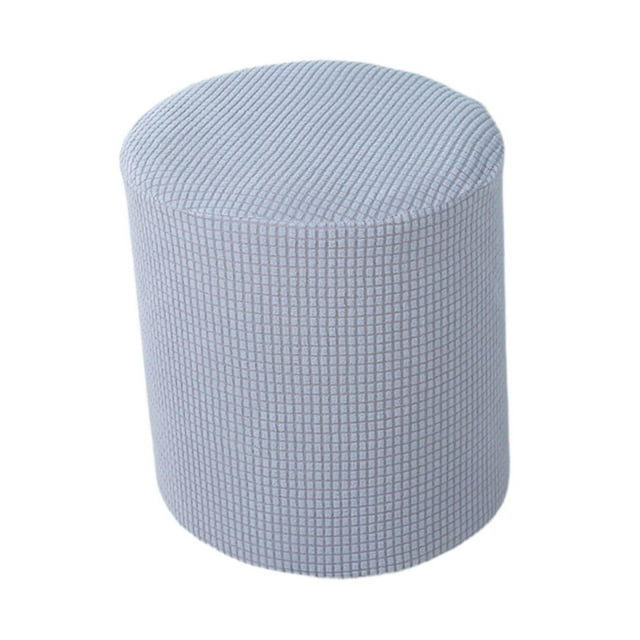 bedienty Polyester Stylish Round Elastic Stool Cover Ottoman Slipcover Comfortable Cozy Cover For Home Living Spaces Breathable