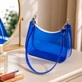 thumbnail image 4 of Stadium Approved Clear Crossbody Bag Waterproof Lightweight Organizer, PVC Transparent Purse for Concert Sports Travel Dorm Office Gym, 4 of 9