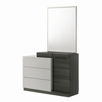 J&M Furniture 19321-DM Cube Dresser Plus Mirror