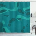 thumbnail image 1 of Ambesonne Nautical Shower Curtain, Doodle Fish, 69"Wx84"L, Multicolor, 1 of 3