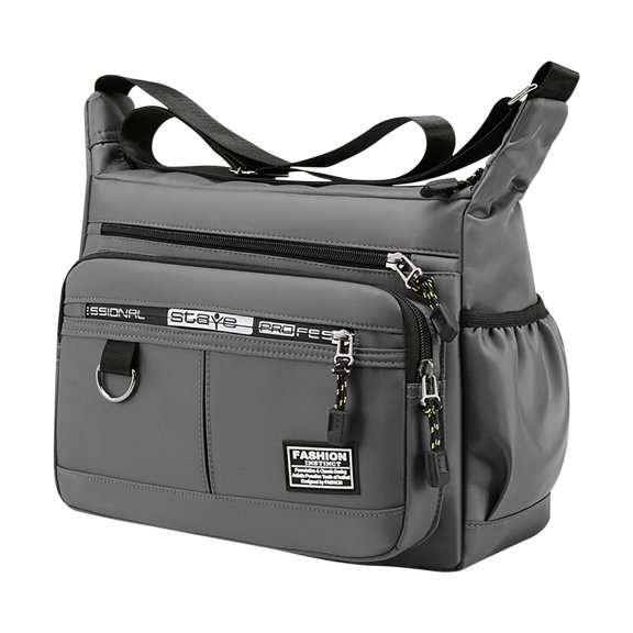 Kyusrd Large-capacity Men's Backpack Shoulder Bag Wear-resistant Backpack Multi-pocket Business Casual Men's Messenger Bag