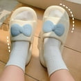 thumbnail image 2 of Cloud Slippers for Women Thick Sole Pillow Slippers Soft Comfy Cloud Slides Bathroom Shower Non Slip Open Toe Cushion Slide Sandals Shoes, 2 of 17