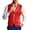 Red, variant on LEKWK Mens Victorian Vest Vintage Prince Costume Renaissance Gothic Gold Trim Chain Waistcoat Costume Cosplay Halloween Themed Party Fancy Dress