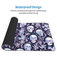 thumbnail image 3 of Pofeuu Skull flower crystal Print Mouse Pad,Rubber, Multipurpose Comfortable Waterproof Mousepad Desk Mat for Gamer Office Home, 3 of 8