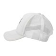 thumbnail image 3 of Gorra de béisbol para niños, gorra de malla transpirable para camionero, sombrilla decorativa, gorra con visera para niños, brillo blanco, 3 of 5