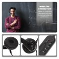 thumbnail image 2 of Miangastore Telephone Headset Usb Microphone Headset Inline Control Call Center Headset, 2 of 8