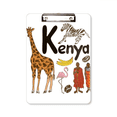 thumbnail image 1 of Kenya Symbole National Repère Modèle Presse-Papiers Dossier Écriture Pad Support Plaque A4, 1 of 4