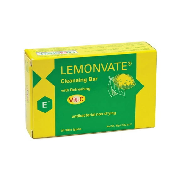 Mitchell Brands Antibacterial Bar Soap with Vitamin C, Lemon, 80g