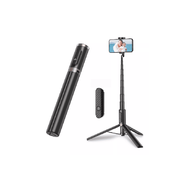 Tripie Para Celular Toneof Palo Selfies Stick Trípode 152 cm negro 2 líneas café
