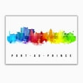 thumbnail image 4 of Pera Print Port Au Prince Skyline Haiti Poster, Port Au Prince Cityscape Painting, Port Au Prince Haiti Poster, Cityscape and Landmark Print, Home Wall Art, Office Wall Decor - 22x28 Inches, 4 of 4