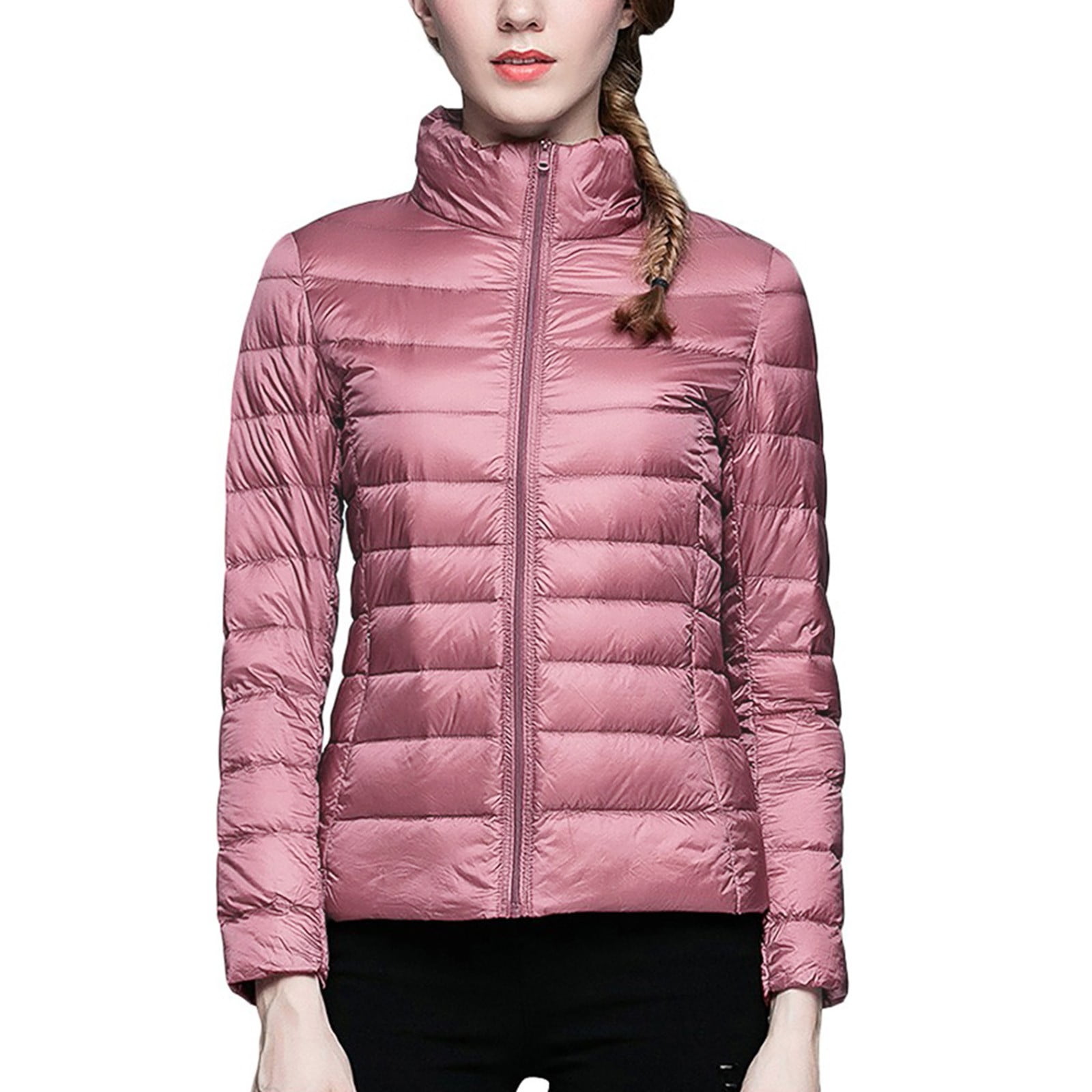 Vintage Women Jackets Coat Women'S Winter Thin And Light Down Coat