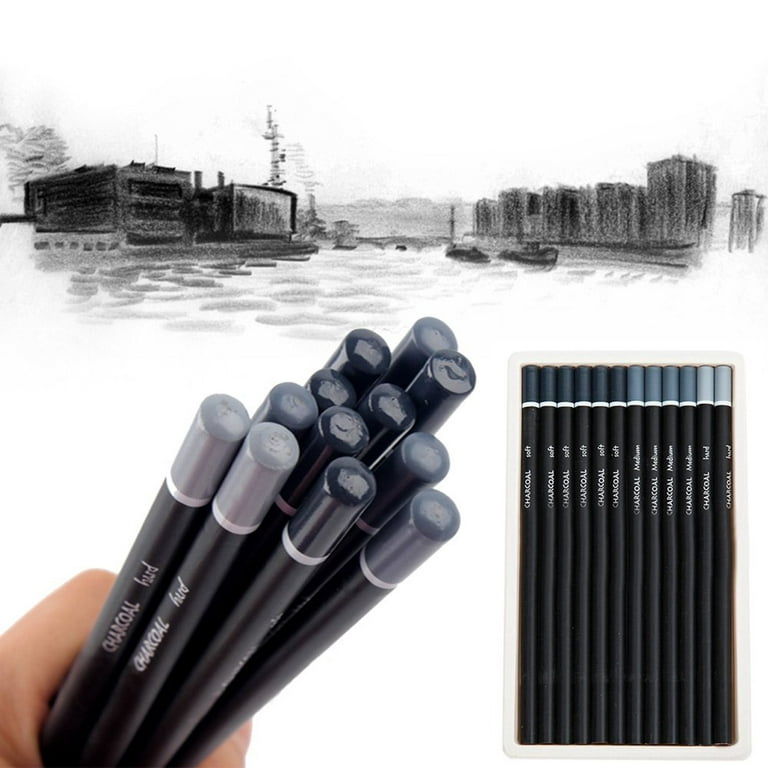 Tensine 146PCS Art Supplies Drawing Kit, Pencils for Sketching - Include  Colored, Graphite, Metallic, Charcoal Pencil, Ideal Gift Beginners 