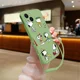 thumbnail image 3 of Funda de silicona con dibujos animados para iPhone, carcasa con correa de mano, para modelos 15, 14, 13, 12, 11 Pro Max, Mini, X, XR, XS MAX, SE20, 8, 7 Plus, 3 of 5