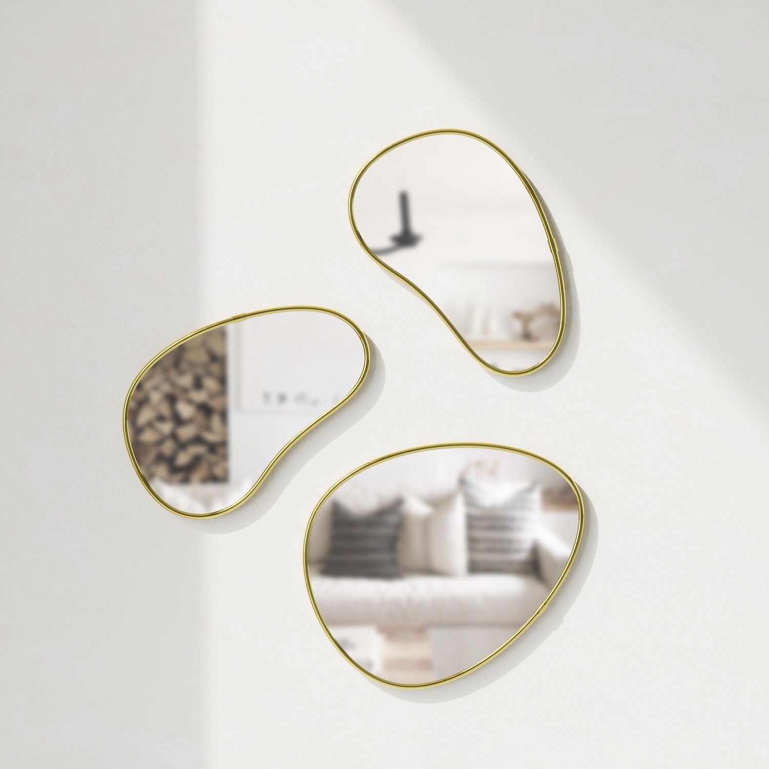 Umbra Miroirs Hubba Pebble, Lot de 3