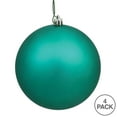 thumbnail image 3 of Vickerman 4.75" Sea Foam Matte Ball Ornament, 4 per Bag, 3 of 5