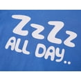 thumbnail image 3 of Beezizac Girls Pajama Set-2-Piece Cotton Blend Short Sleeve & Pants Cute Summer Blue Stripe PJs Size 8, 3 of 7