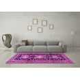 thumbnail image 3 of Ahgly Company Indoor Rectangle Persian Purple Traditional Area Rugs, 7' x 9', 3 of 4