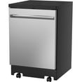 thumbnail image 3 of Ge Gpt225ssl 24" Wide 12 Place Setting Portable Top Control Dishwasher - Stainless Steel, 3 of 5