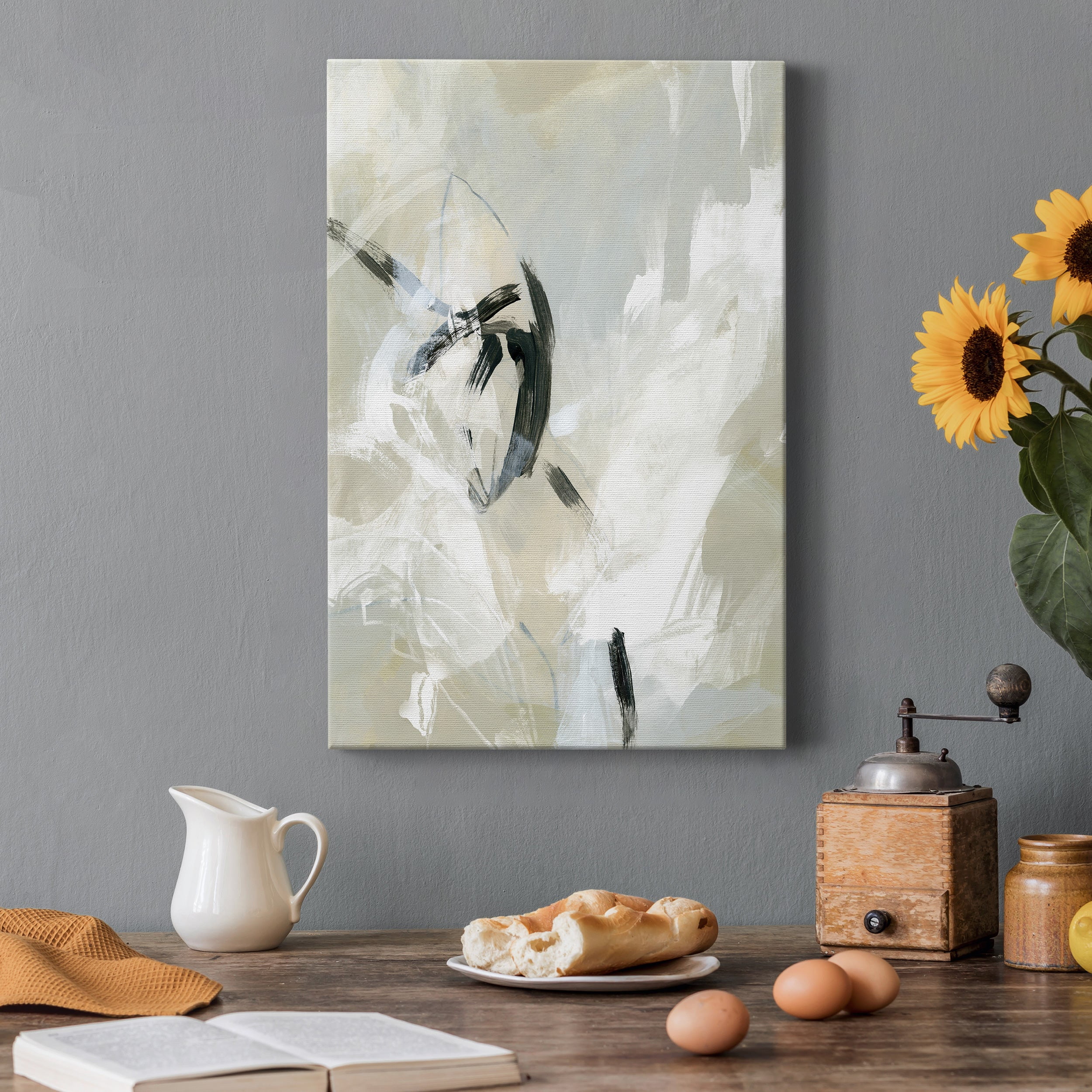 Scribble Veil II Premium Gallery Wrapped Canvas - Ready to Hang