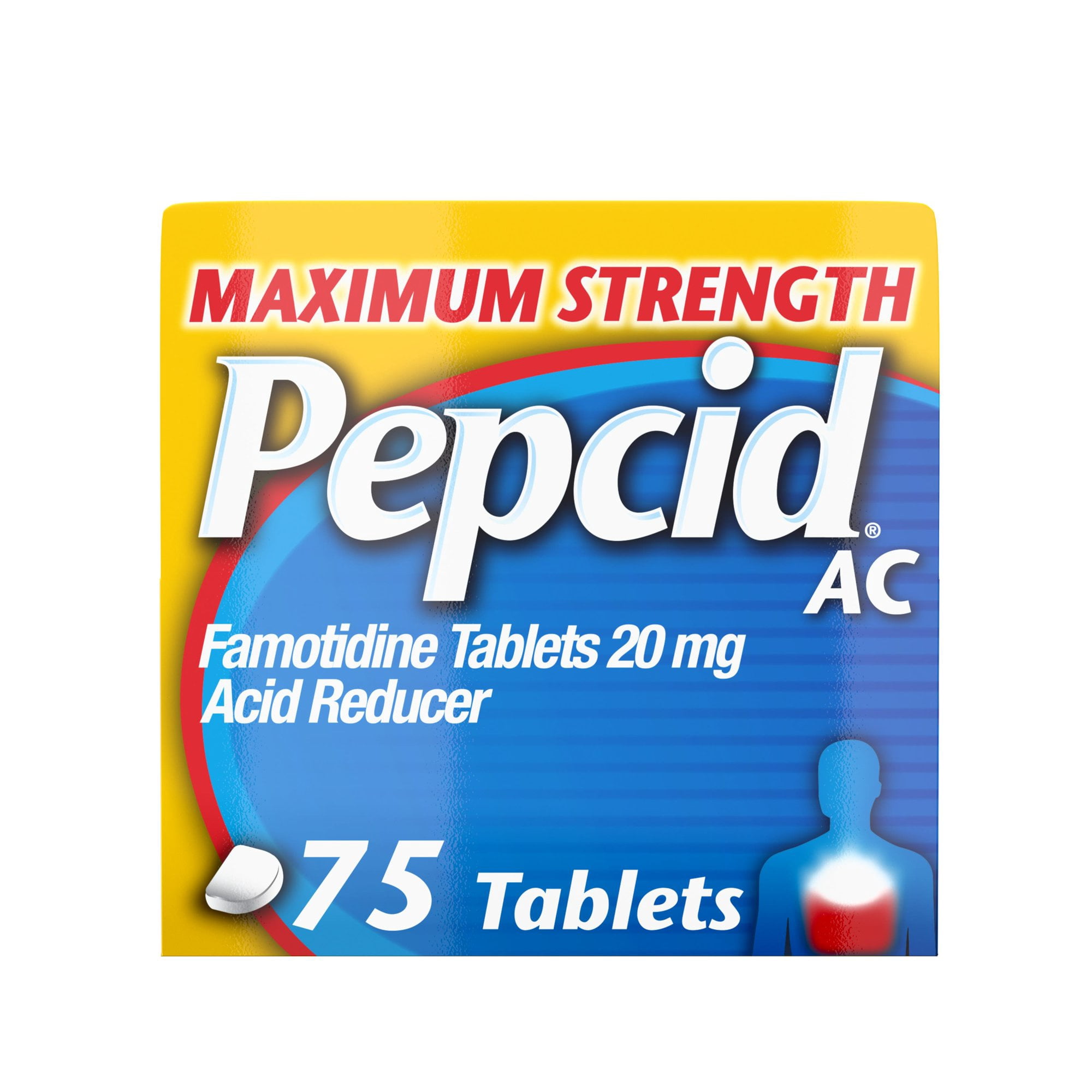 Pepcid AC Acid Reducer Maximum Strength 50 Tablets - (Pack of 2)