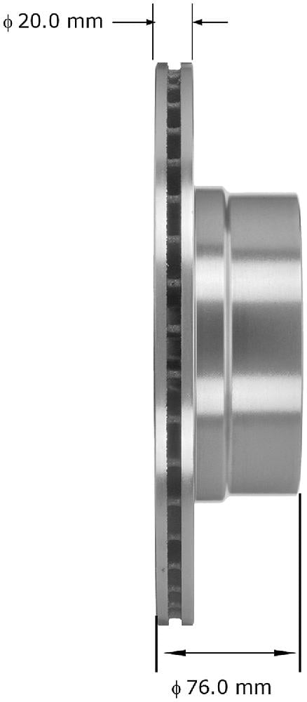 Bendix PRT6046 Premium Brake Rotor