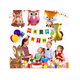 thumbnail image 4 of Kit De Globos Para Fiesta De Cumpleaños Con Tema De Animales Xtellar multicolor, 4 of 4