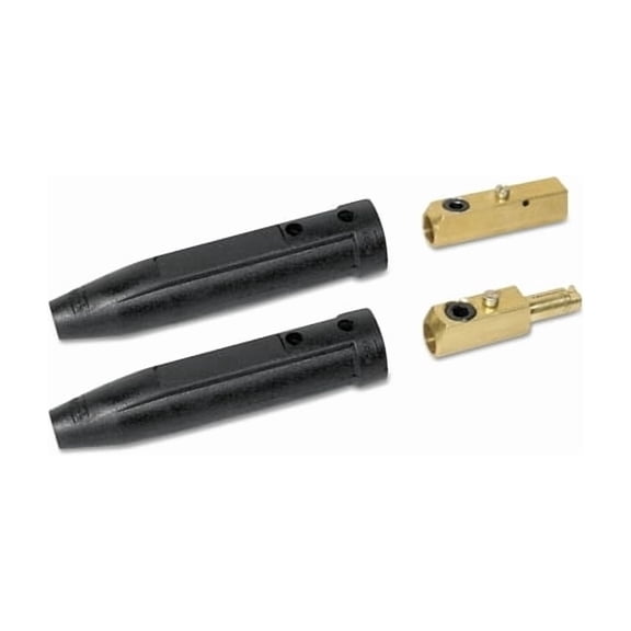 Cable Connector, Male/Female, Ball Point Connection, #4 AWG to #1 AWG Cable Capacity