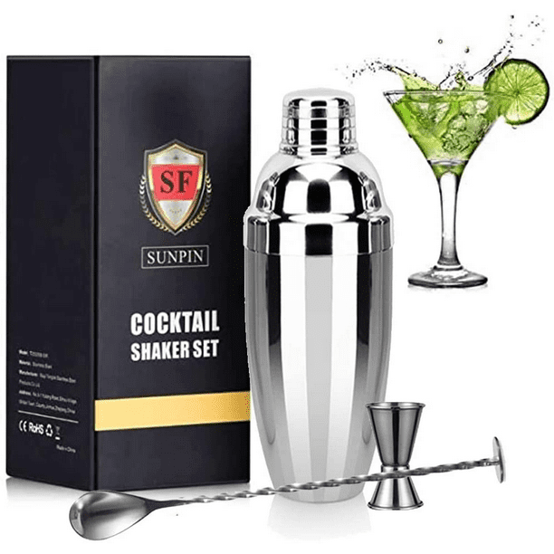 SUNPIN cocktail shaker,3Piece bartending kit for home bar, martini