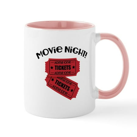 

CafePress - Movie Night! Mugs - 11 oz Ceramic Mug - Novelty Coffee Tea Cup