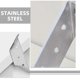 thumbnail image 3 of SHOWERORO 6Jgo Soportes De De Inoxidable Para Muebles Con Y Resistencia Duradera Plata, 3 of 8
