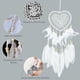 thumbnail image 3 of Atrapasueños LED, Atrapasueños De Plumas Hecho A Mano Atrapasueños Luminoso para Dormitorio Decoración del Hogar Colgante De Pared Decorativo Móvil Niñas Regalo para Niños Blanco, 3 of 5