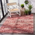 thumbnail image 3 of SAFAVIEH Montage Gladwyn Geometric Indoor/Outdoor Area Rug, Rust/Ivory, 4' x 6', 3 of 9