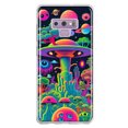 thumbnail image 1 of MUNDAZE Samsung Galaxy Note 9 Shockproof Clear Hybrid Protective Phone Case Neon Psychedelic UFO Alien Planet Cover, 1 of 5