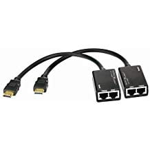 HDMI OVER DUAL CAT5 EXTENDER 1080P 100 FEET MAX (Best Hdmi Extender Over Cat5)