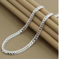 thumbnail image 2 of GKNET 18" -24" Mens Womens 925 Sterling Silver 5mm Wide Snake Chain Necklace-24 in, 2 of 4